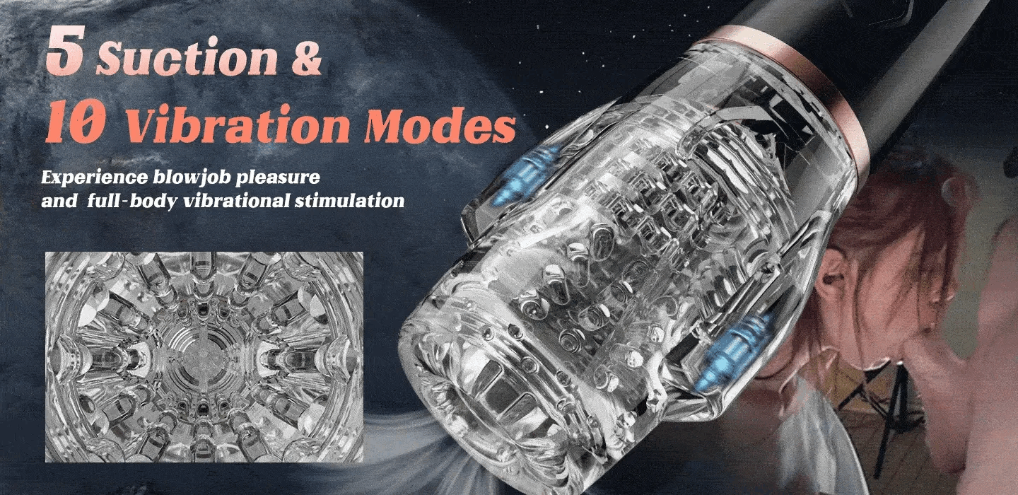 lovesvibe 10 vibrierende 5 saugen leistungsstarke automatische männliche masturbator