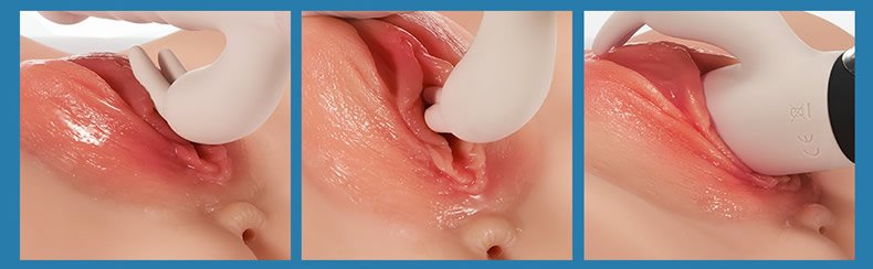 lovesvibe 3 stoßende & rotierende 3 geschwindigkeit & 7 muster wasserdicht kaninchen vibratoren