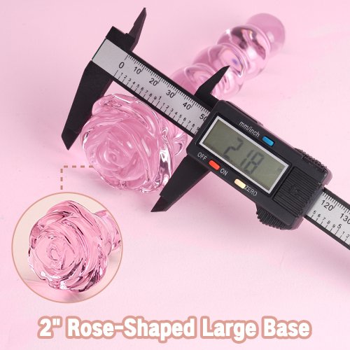lovesvibe 3 teiliges rosa glasdildo set rosa kristall butt plug perlen dildo für erwachsene anal training