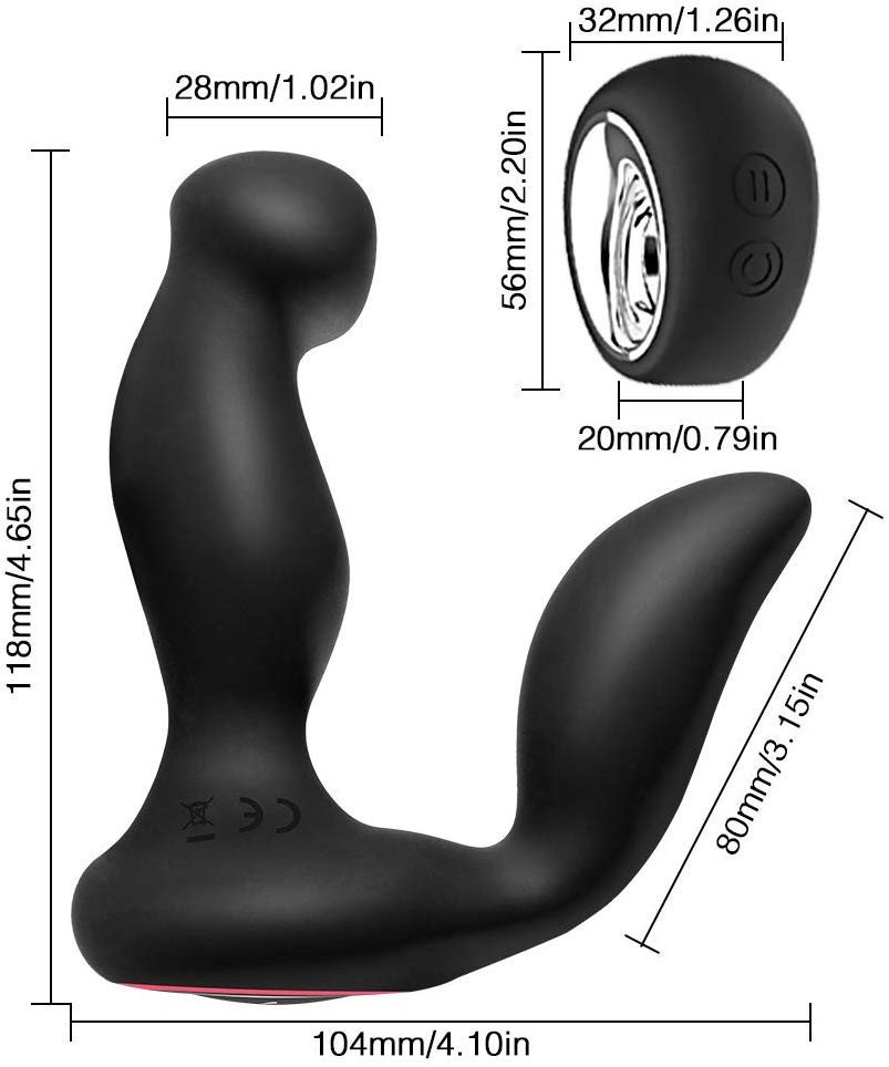 Lovesvibe 4 Vibrierende Anal- & Prostata-Massagegeräte Mit 3 Geschwindigkeiten Und Fernsteuerung