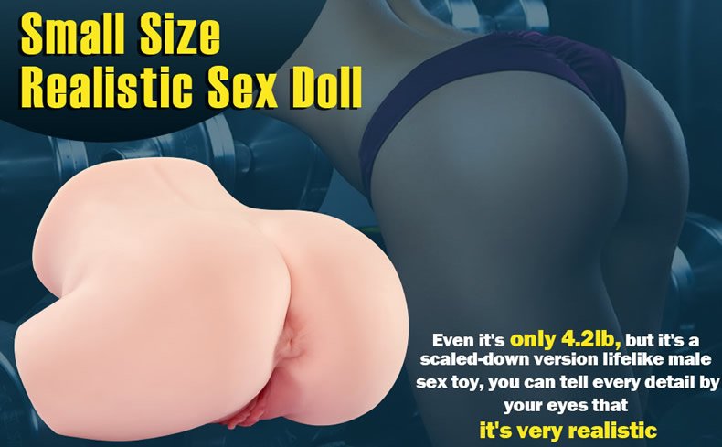 lovesvibe männlicher masturbator verkleinert realistischer hintern hochflexibel & weiches design (1.9kg)