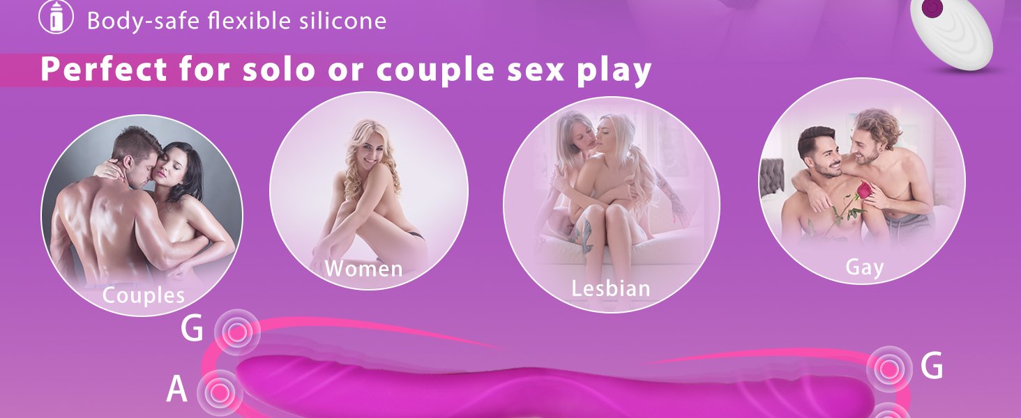 lovevibe 7 vibrationen doppelendige dildo g punkt dildo für frauen lesben homosexuell 14,8 zoll