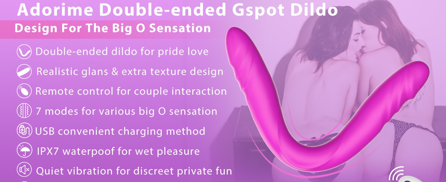 lovevibe 7 vibrationen doppelendige dildo g punkt dildo für frauen lesben homosexuell 14,8 zoll