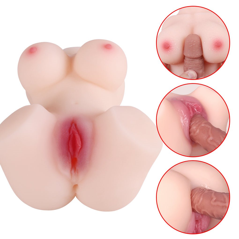 2.5kg tiffany sexpuppe masturbator torso mit 3 in 1 weicher großer brust