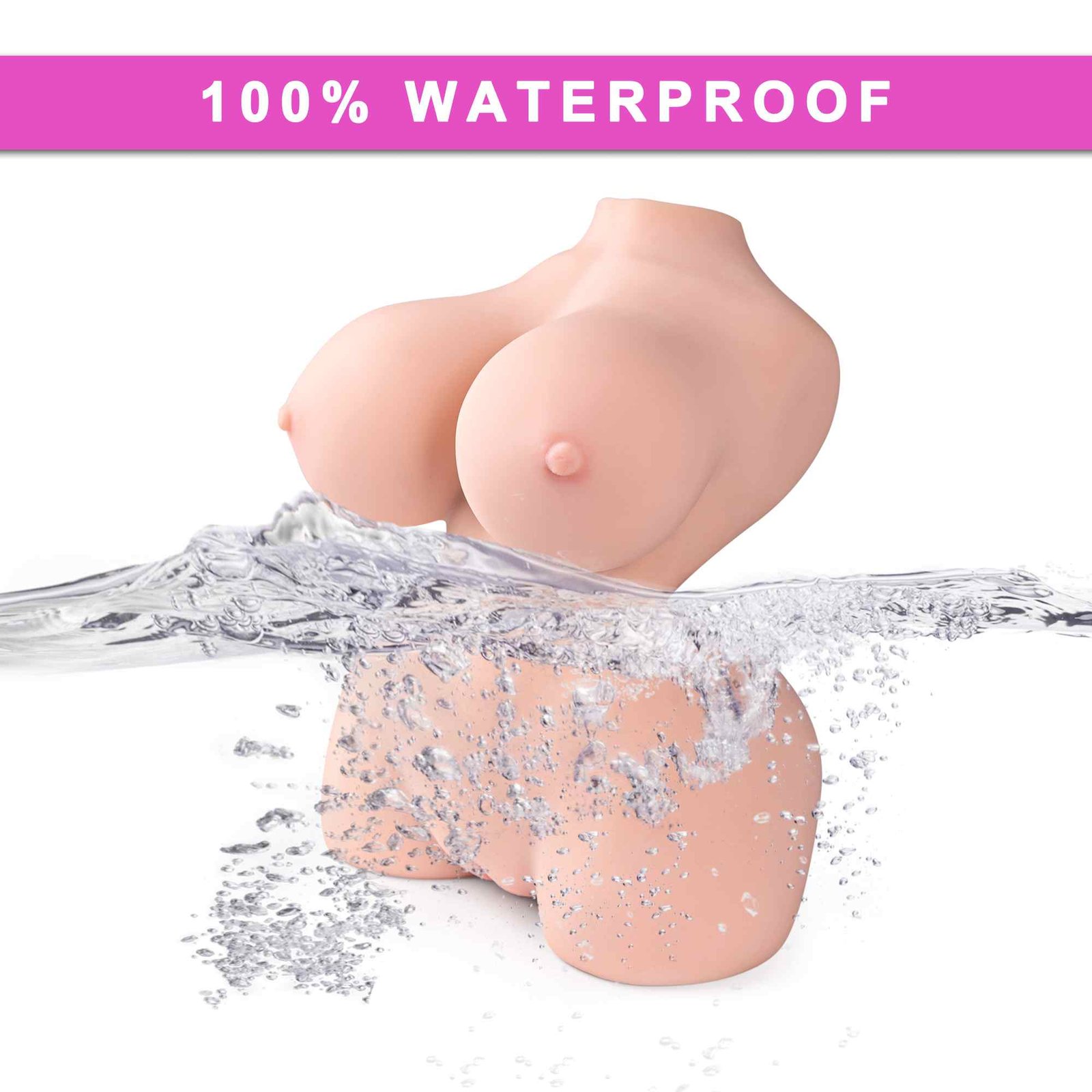 6 kg delilah sex doll männlicher masturbator torso mit 3 in 1 sexpuppe, weicher großer brust, enger muschi & arsch