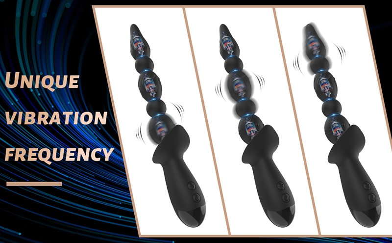 lovesvibe 10 vibrationsmodi vibrierende analkugeln zur vaginalmassage und klitorisstimulation
