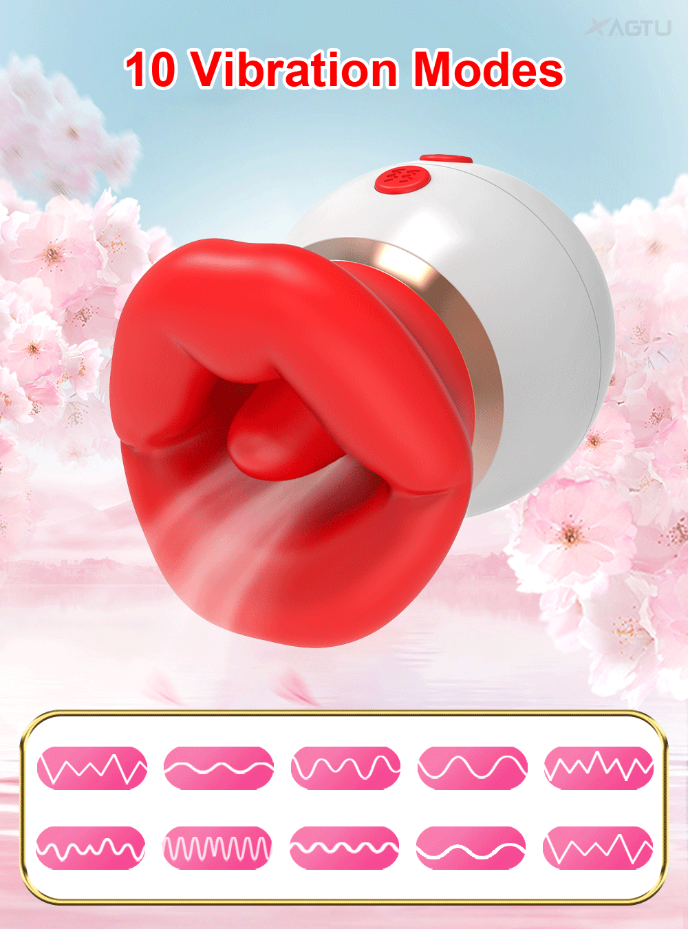 lovesvibe 3 in 1 zunge vibrator mit 10 vibrierenden 3 saugen & 10 zunge lecken klitoris sauger klitoris stimulator