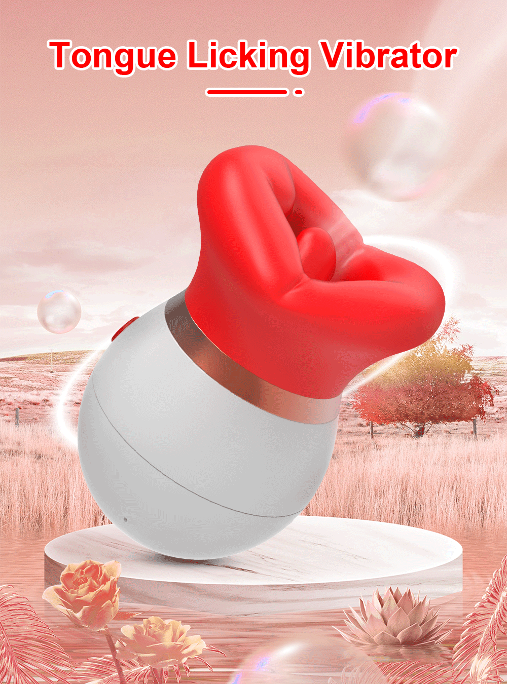 lovesvibe 3 in 1 zunge vibrator mit 10 vibrierenden 3 saugen & 10 zunge lecken klitoris sauger klitoris stimulator