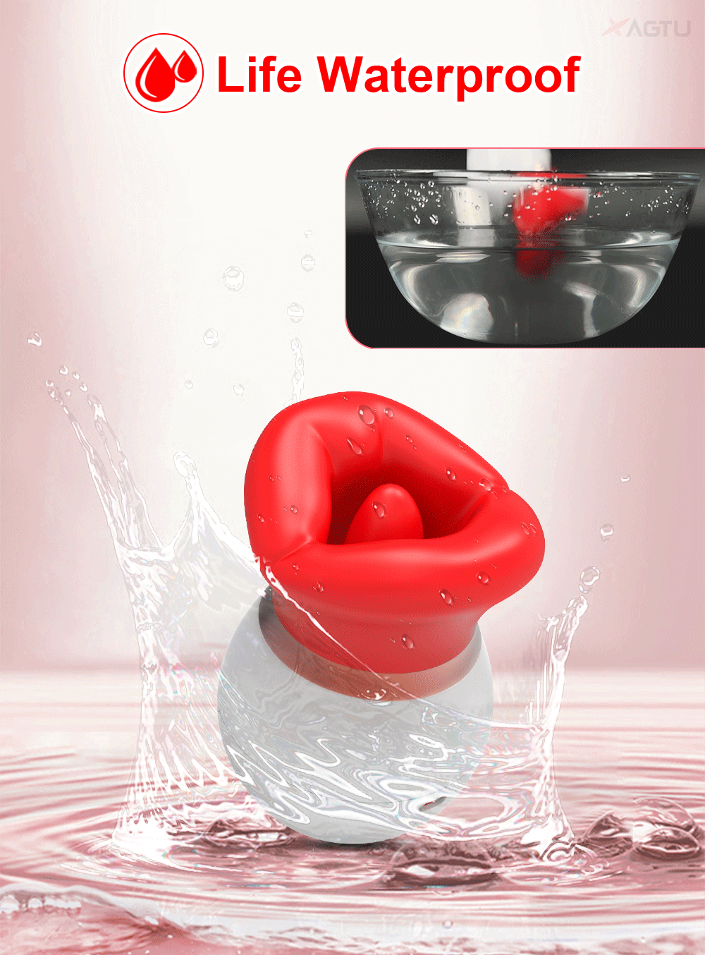 lovesvibe 3 in 1 zunge vibrator mit 10 vibrierenden 3 saugen & 10 zunge lecken klitoris sauger klitoris stimulator