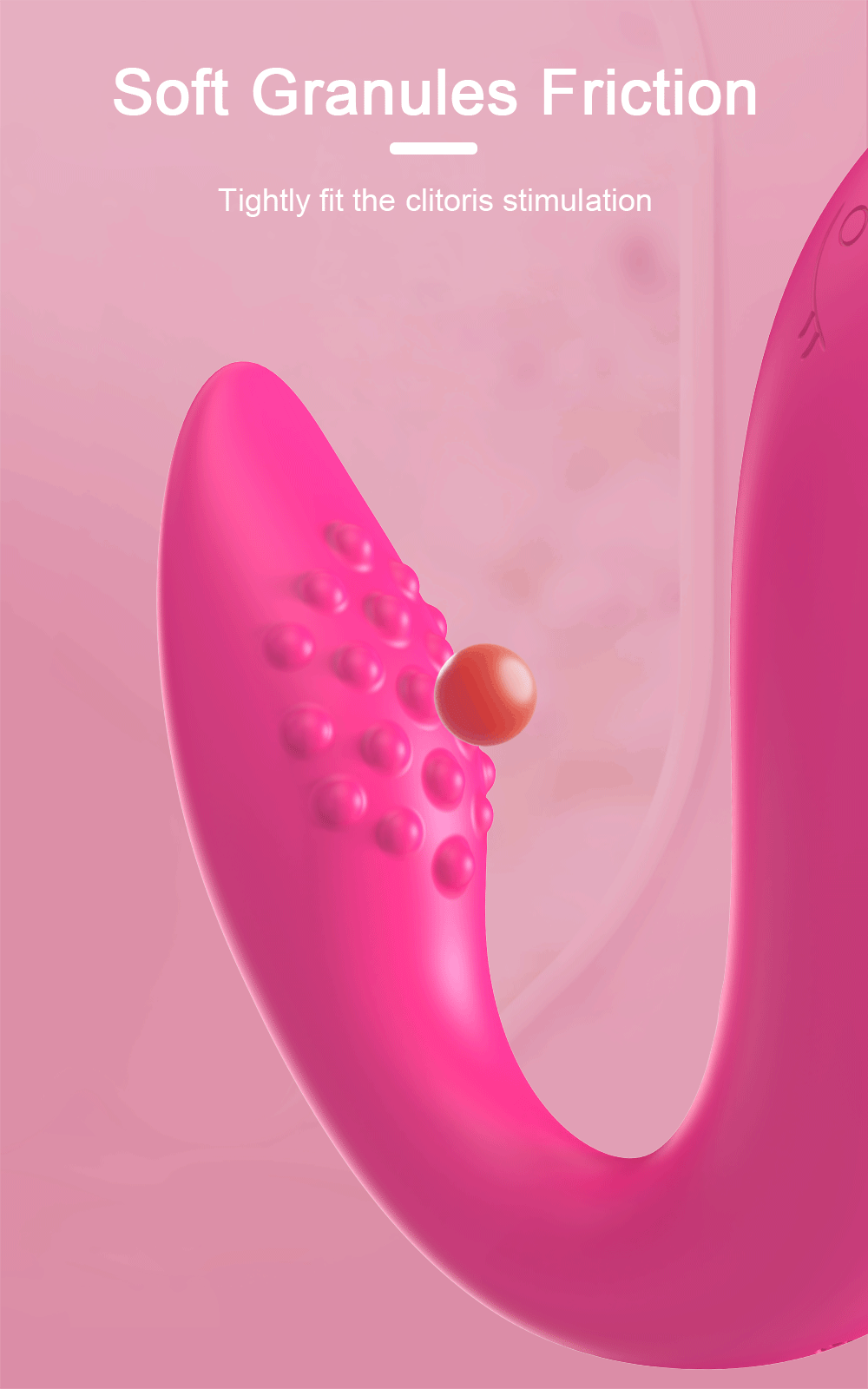 lovesvibe 9 vibrationen doppelkopf vibro ei app bluetooth kontrolle frauen klitoris stimulator