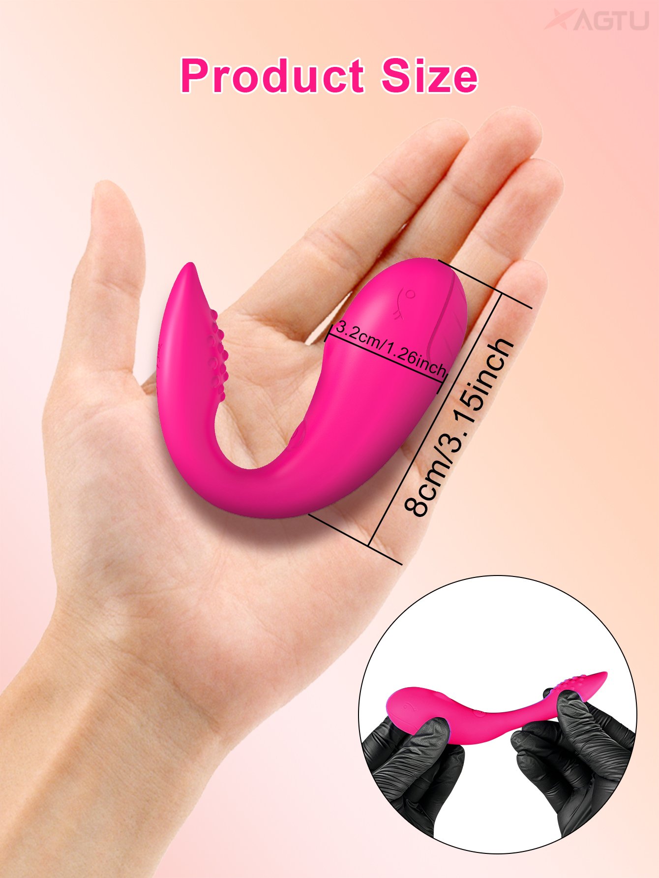 lovesvibe 9 vibrationen doppelkopf vibro ei app bluetooth kontrolle frauen klitoris stimulator