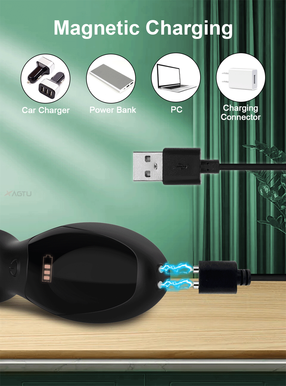 lovesvibe 9 vibrationsmodi medizinische silikon vibrierende analkette analdildo mit led bildschirm