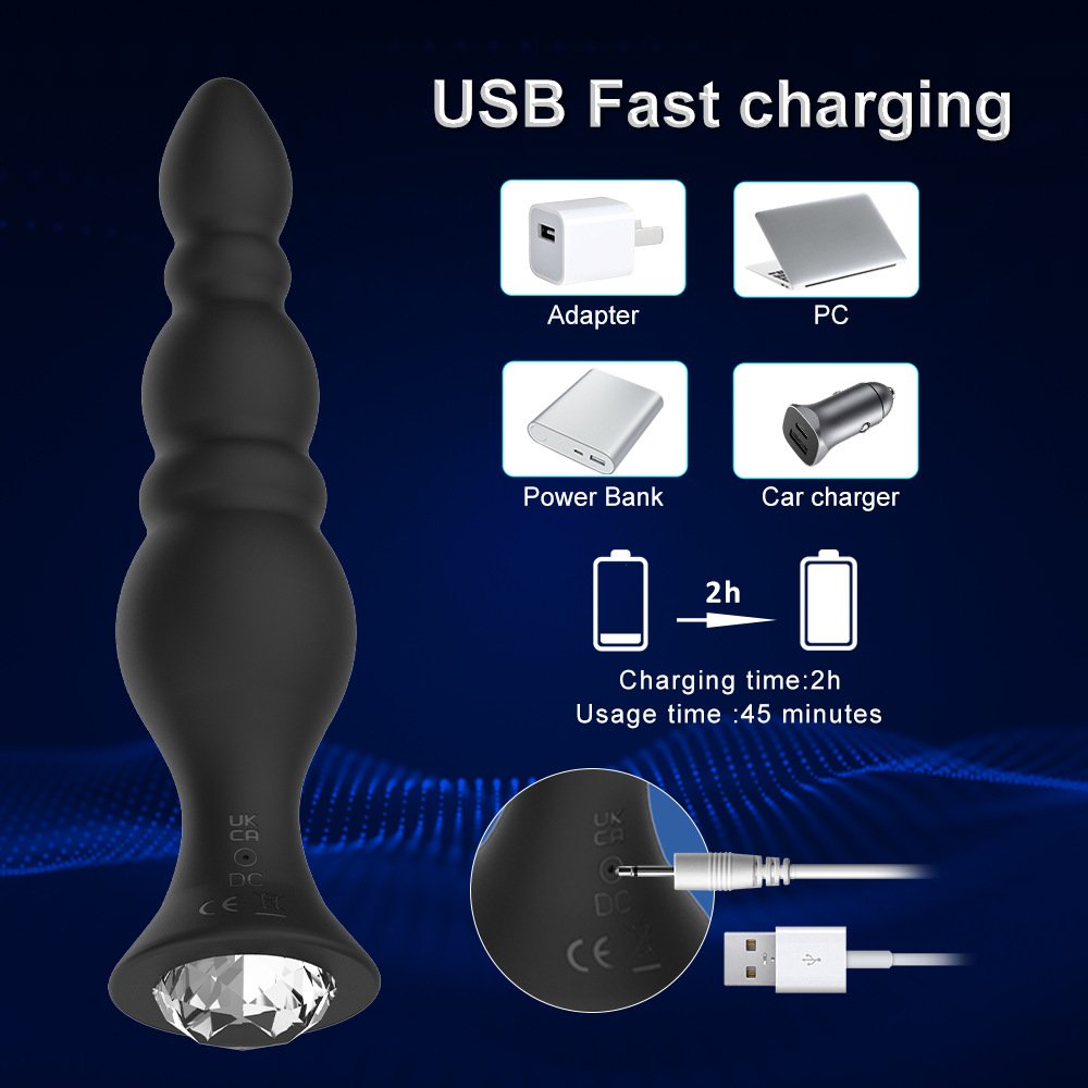 lovesvibe vibrierende analkugeln kabellose fernbedienung analplug für prostatastimulation 4 größen 14