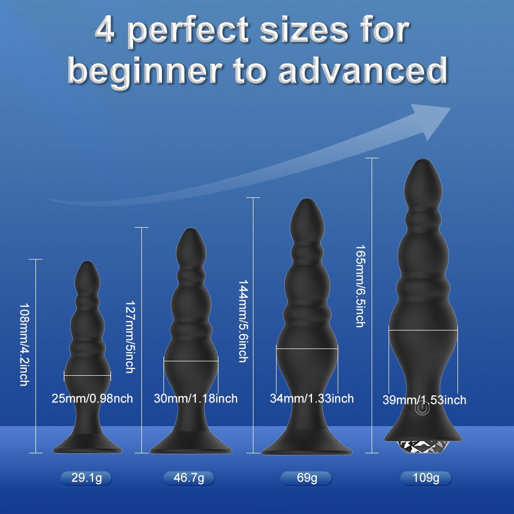lovesvibe vibrierende analkugeln kabellose fernbedienung analplug für prostatastimulation 4 größen 15