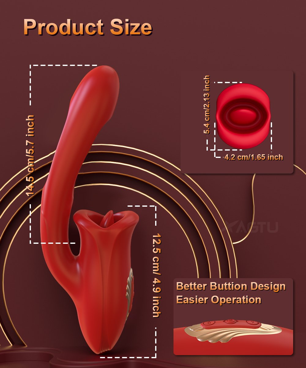 lovesvibe zunge vibrator schlagen & zunge lecken weibliche vaginale g punkt klitoris sauger
